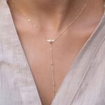 Delicate Evil Eye Y Altın Renk Kaplama Kolye