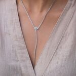 Elegant Evil Eye Y Gümüş Renk Kaplama Kolye