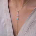 Elegant Gold Lariat Altın Kaplama Kolye
