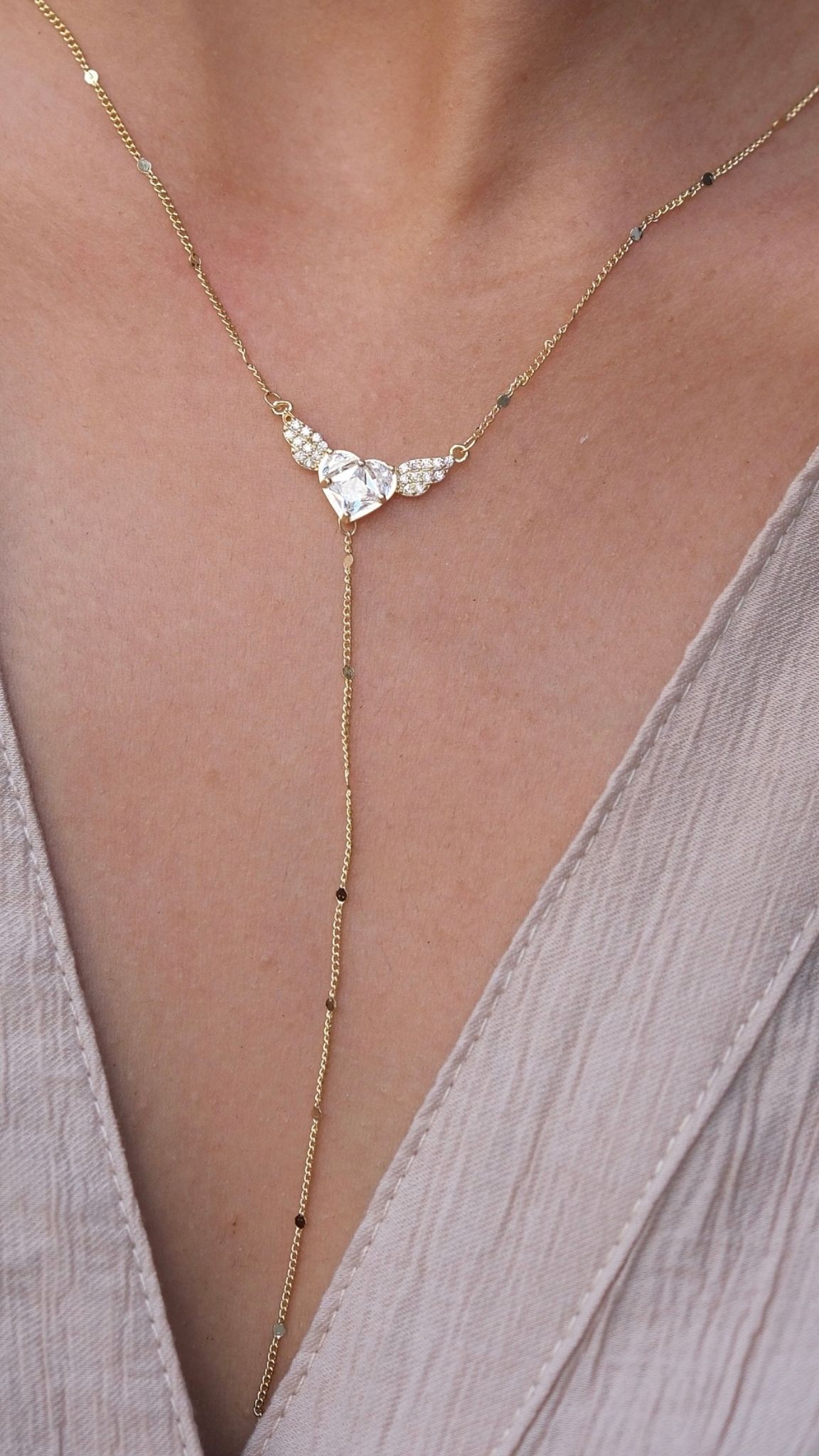 muma-aksesuar-minimalist-heart-charm-y-altin-renk-kaplama-kolye Minimalist Heart Charm Y Altın Renk Kaplama Kolye - Görsel 1