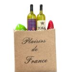 Plaisirs de France Şarap Şişesi Konseptli Tasarım Dekoratif Buzdolabı Magnet